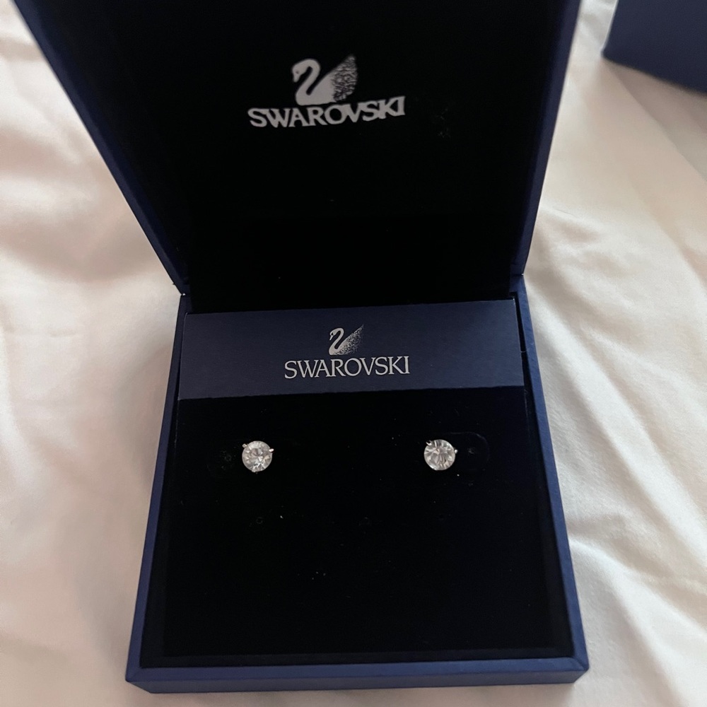 Swarovski stud earrings